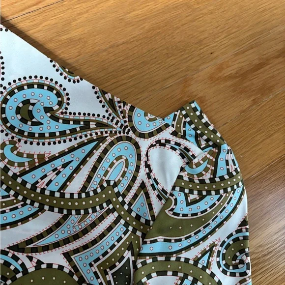 J. Crew Silk Paisley Top - Picture 4 of 7